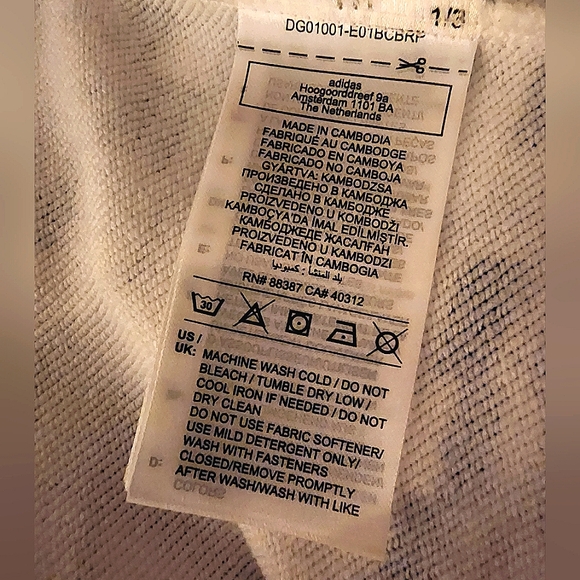 Adidas Core Printed 1/4 Zip Pullover - Picture 3 of 10